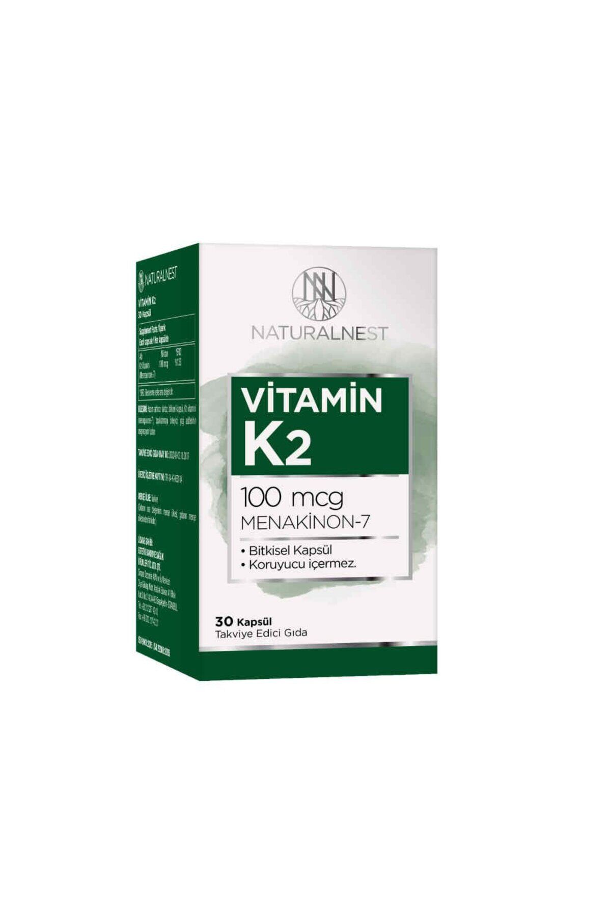 Vitamin K2 30 Kapsül
