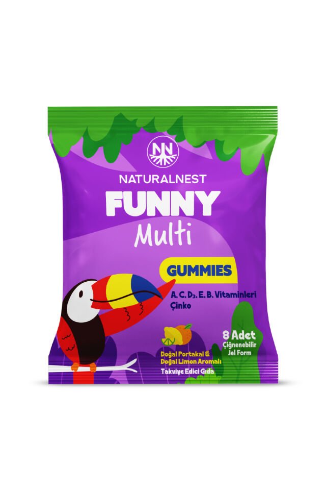 Funny Multi & Defence Gummies — x18 Multi + x18 Defence 36 Paket 288 Çiğnenebilir Jel 850077028151_1