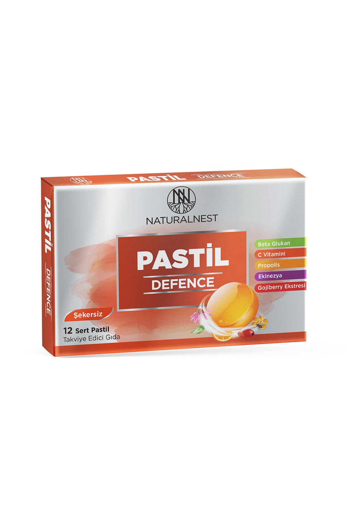 Defence Şekersiz 12 Sert Pastil 8697595877791_1