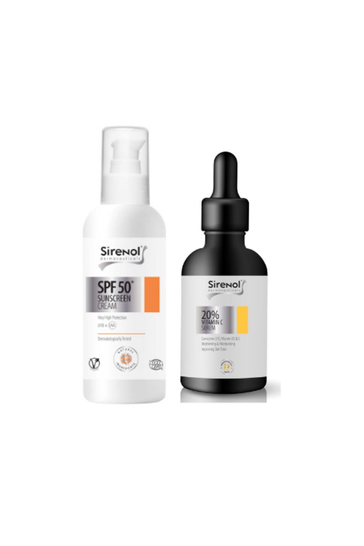 Leke Karşıtı, Aydınlatıcı, Cilt Tonu Eşitleyici C Serum Ve Güneş Kremi Spf50 Set SN1150_1