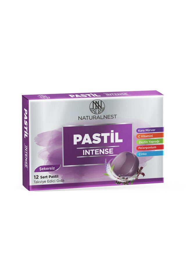 Intense Şekersiz 12 Sert Pastil 8697595877807_1