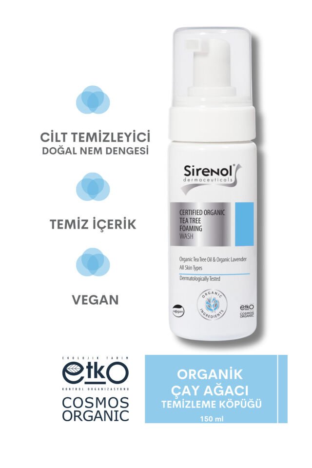 Organik Sertifikalı Çay Ağacı Temizleme Köpüğü 150 ml S121_1