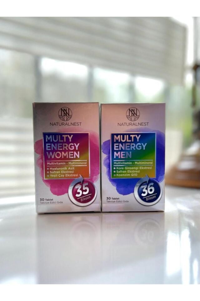 Multy Energy 30 Tablet Man + Women 2'li NTRNSTWMN001_1