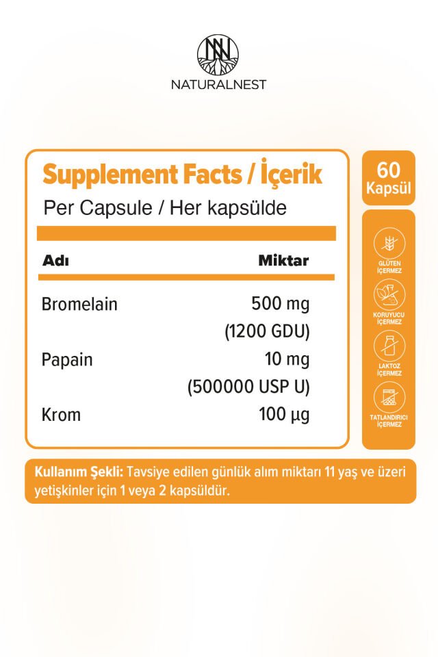 Bromelain Plus 60 Kapsül 86975eczarafi_1