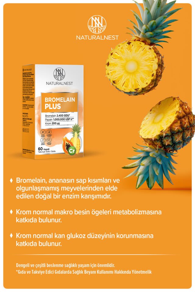 Bromelain Plus 60 Kapsül 86975eczarafi_1