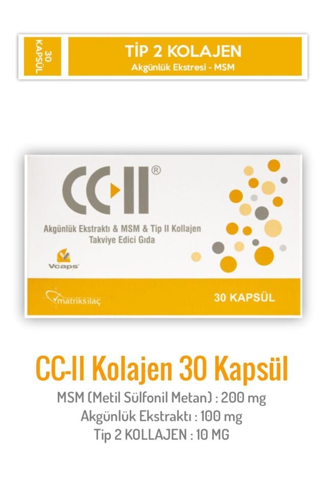 CC II Takviye Edici Gıda 30 Kapsül