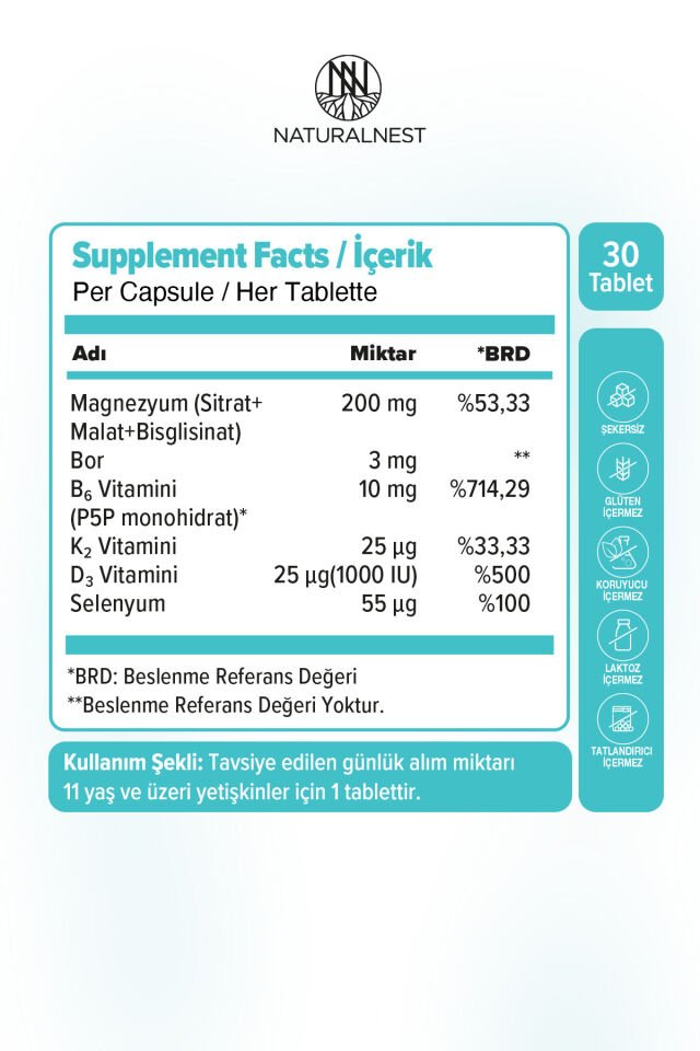 Magnezyum 200 Mg 30 Tablet dop12367497igo_1