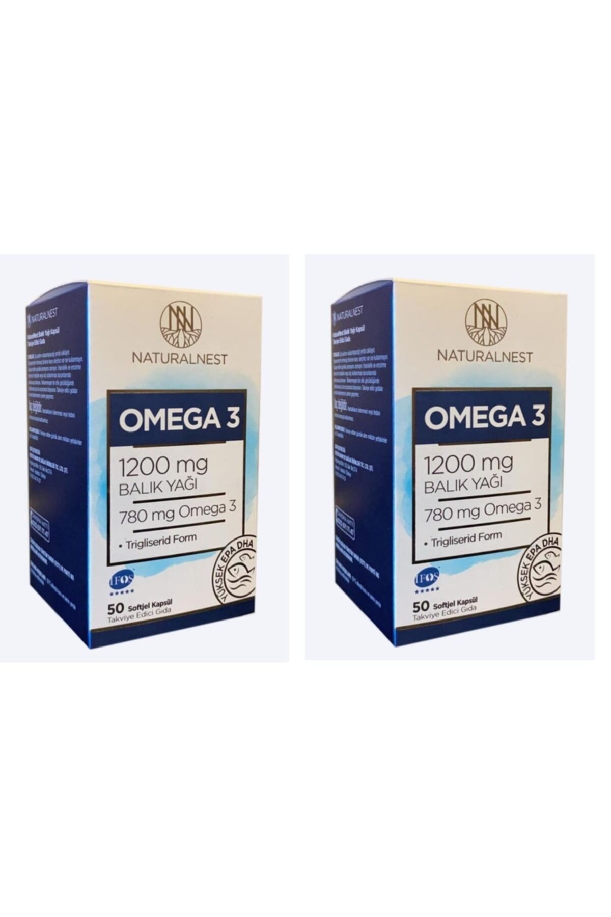 Omega 3 50 Kapsül 1200 Mg 2 Li Paket 217852_1