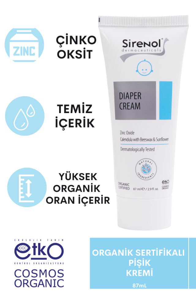 Organik Sertifikalı Bebek Pişik Kremi 87 ml S830_1