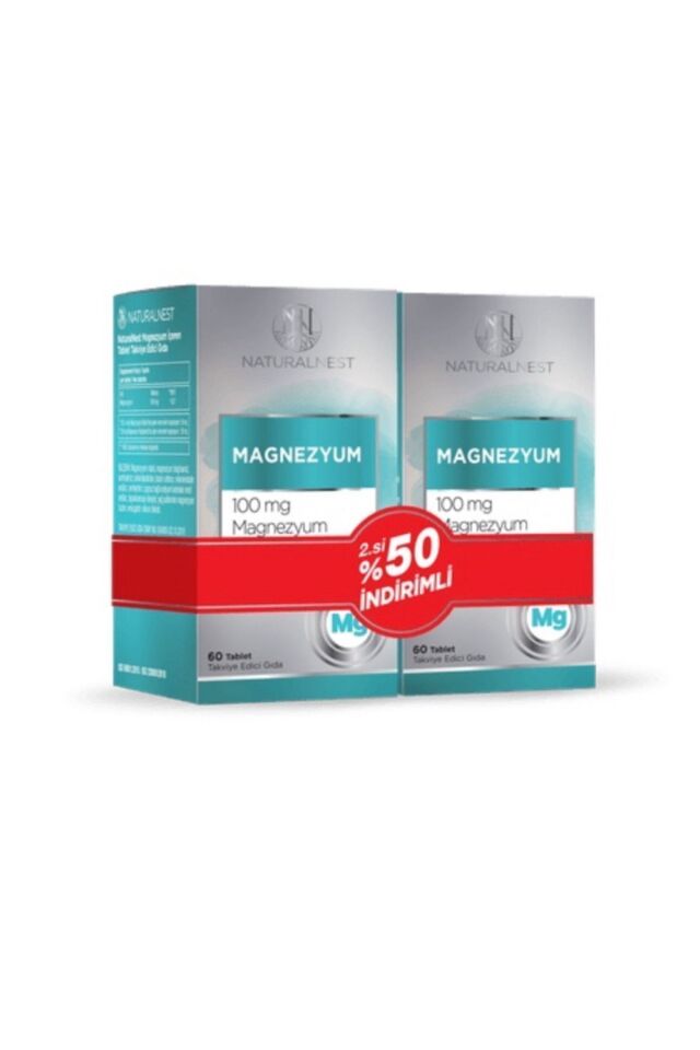 Naturalnest Magnezyum 100 Mg 60 Tablet 2 Li S-13832_1