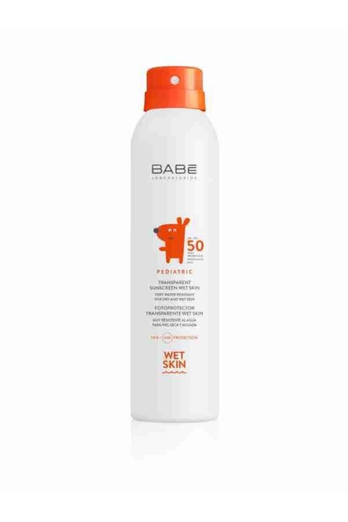 Babe Pediatric Transparent Sunscreen Wet Skin Spf 50 Bebek Ve Çocuk Için Güneş Spreyi 200 ml 31084_1