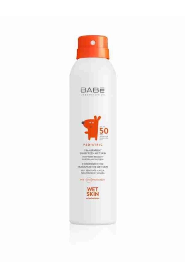 Babe Pediatric Transparent Sunscreen Wet Skin Spf 50 Bebek Ve Çocuk Için Güneş Spreyi 200 ml 31084_1
