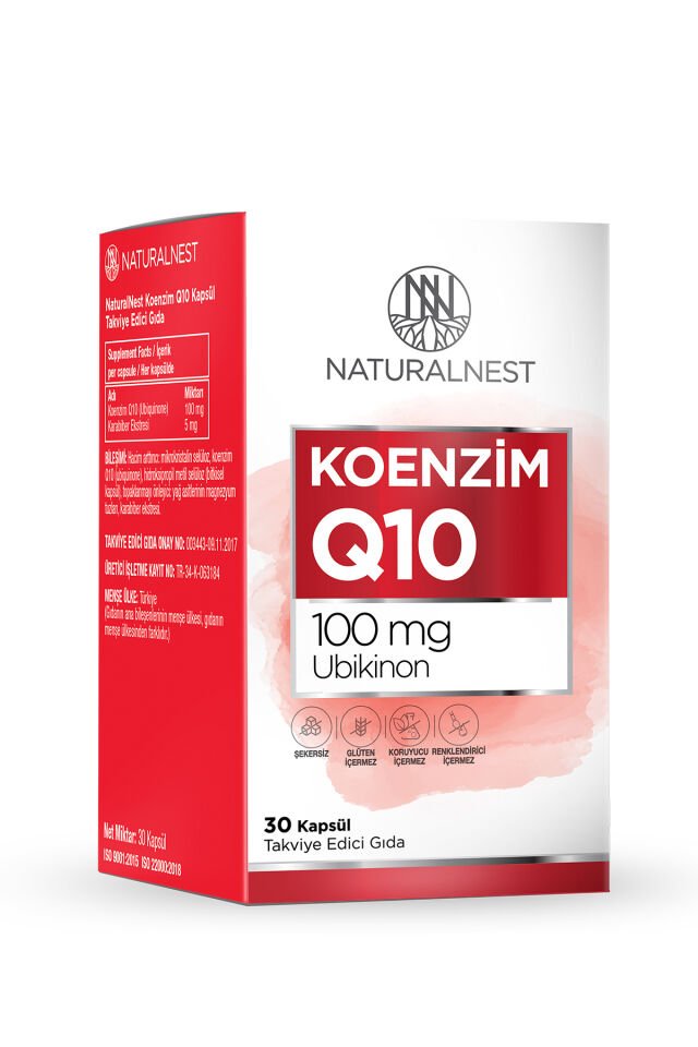 Koenzim Q10 Kapsül Takviye Edici Gıda 30 Kapsül 8697595877012_1