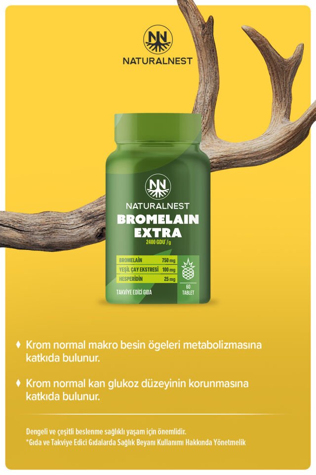 Bromelain Extra 2400 GDU/g 60 Tablet