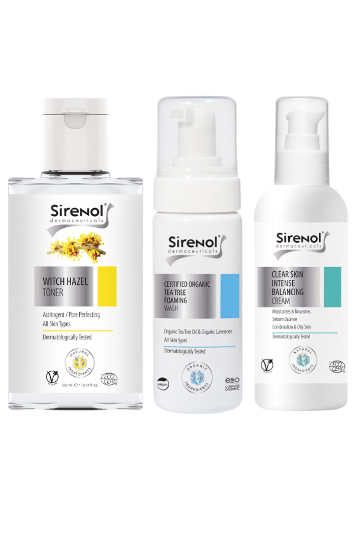 Arındırıcı Ve Sebum Dengeleyici Set (DOĞAL CADI FINDIĞI VE ORGANİK ÇAY AĞACI)