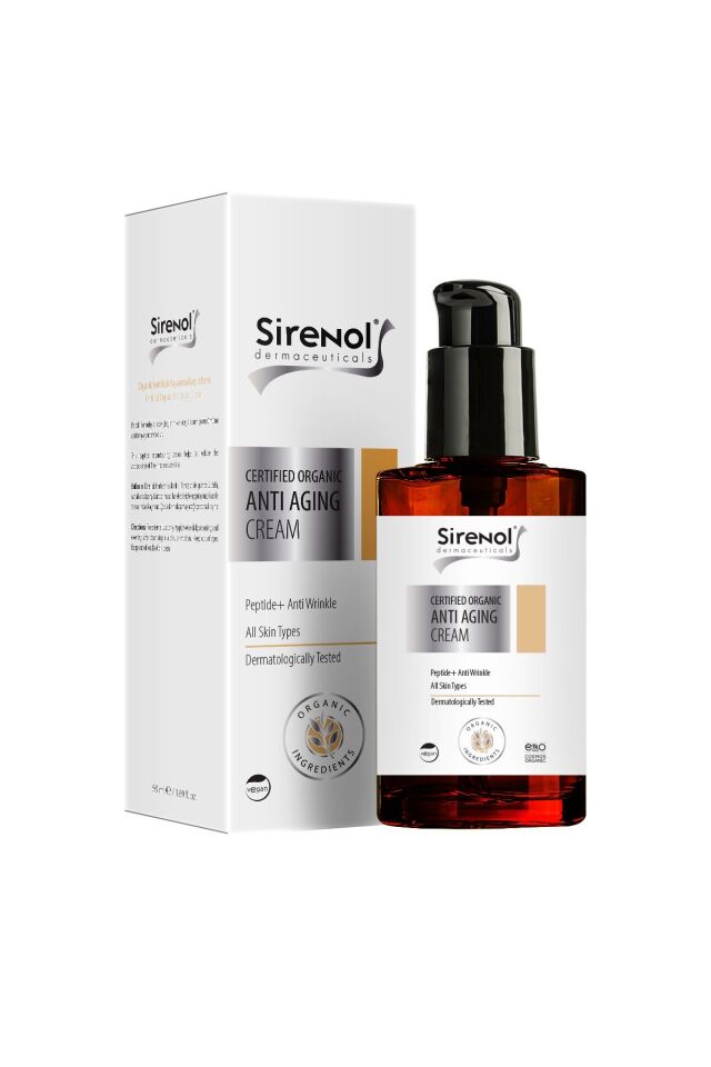 Organik Sertifikalı Anti Aging Yüz Kremi 50 mL