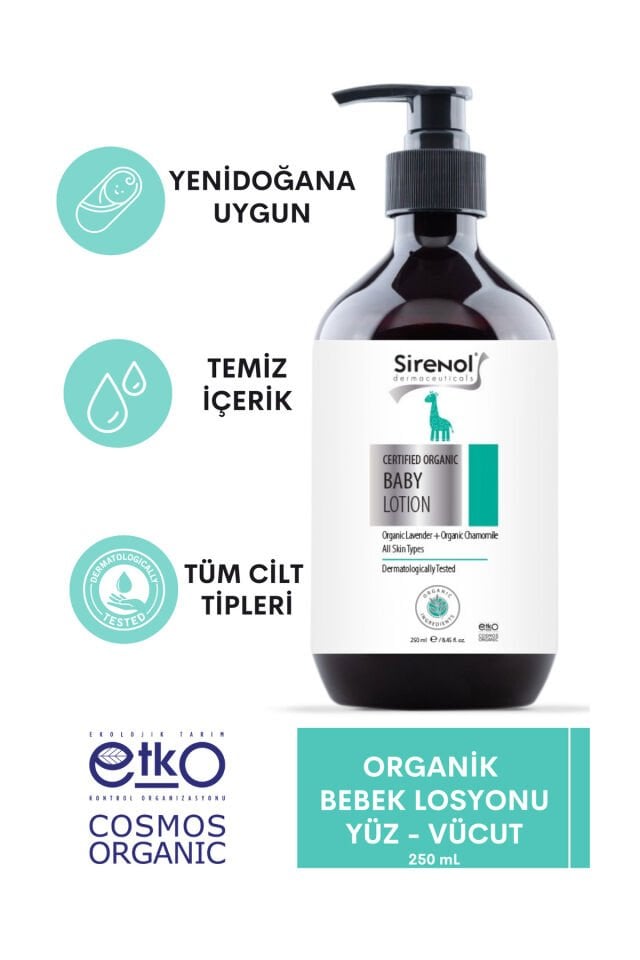 Organik Bebek Losyonu 250 ml