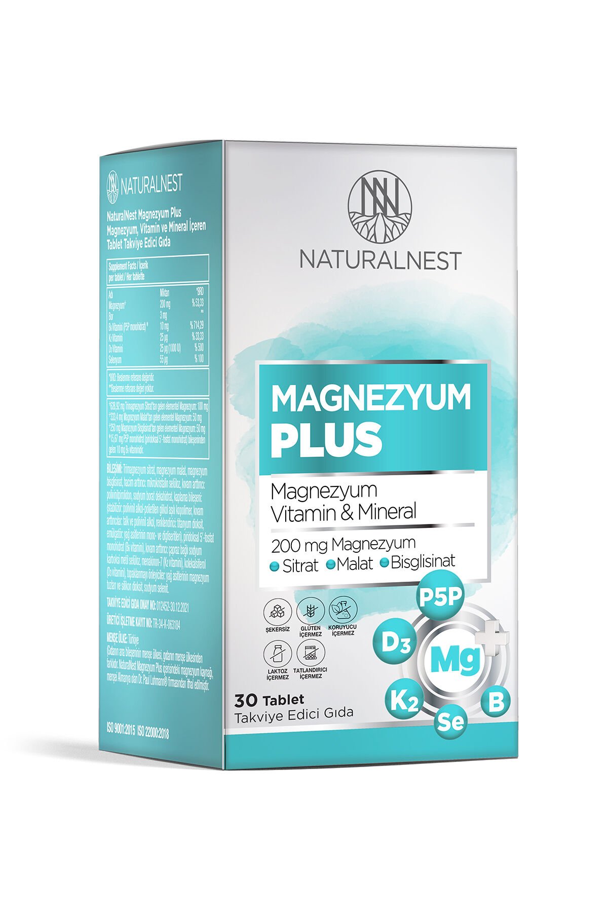 Magnezyum 200 Mg 30 Tablet