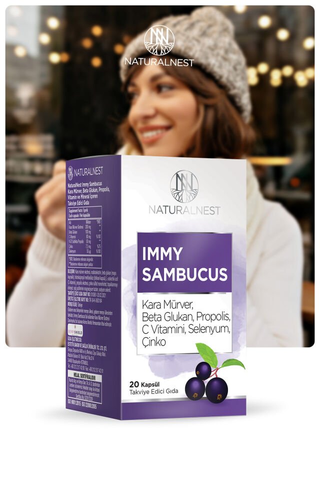 STD Immy Sambucus 20 Kapsül ( TEKLİDİR )