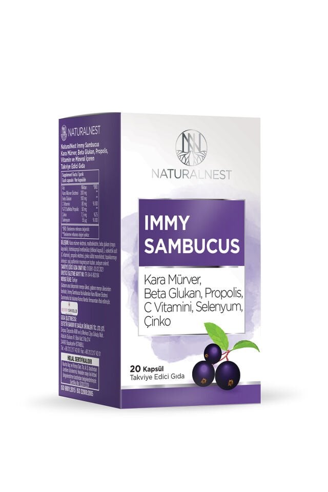 STD Immy Sambucus 20 Kapsül ( TEKLİDİR )