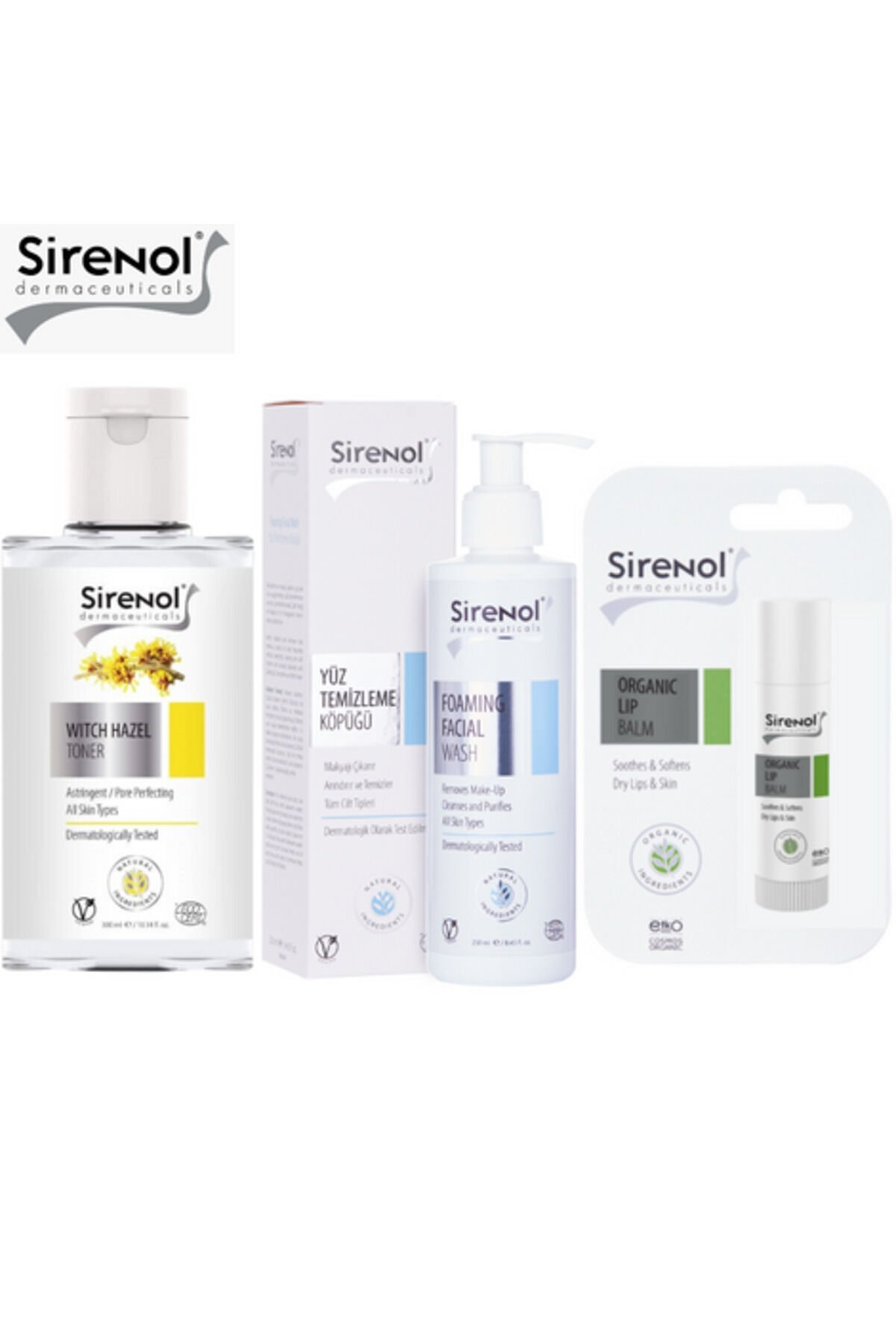 Natural Cadı Fındığı Yüz Temizleme Seti 300ml / 250ml / 5ml